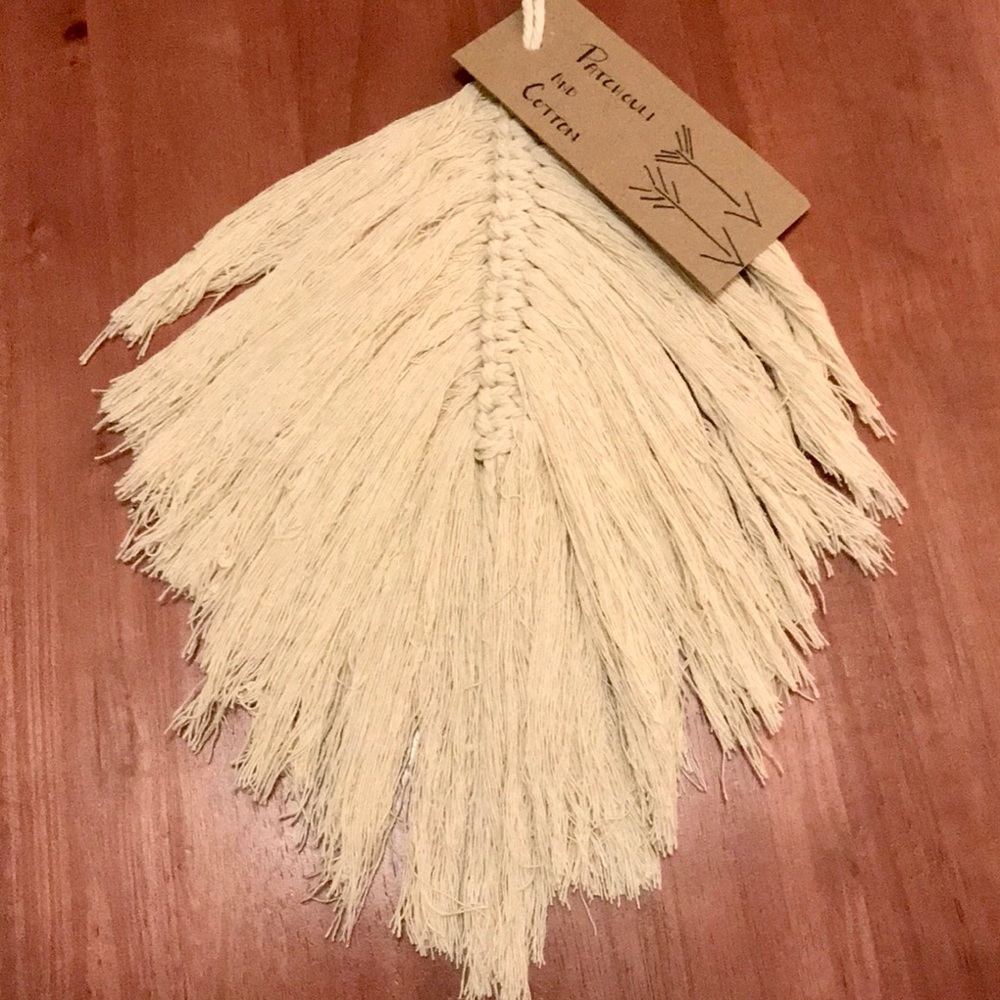 Macrame Feather Wall Hanging